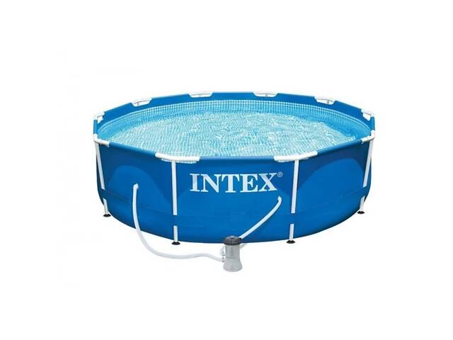 Басейн каркасний 'Metal Frame Pool' Intex 28202, 305Х76 см, з фільтр-насосом, 4485 л.