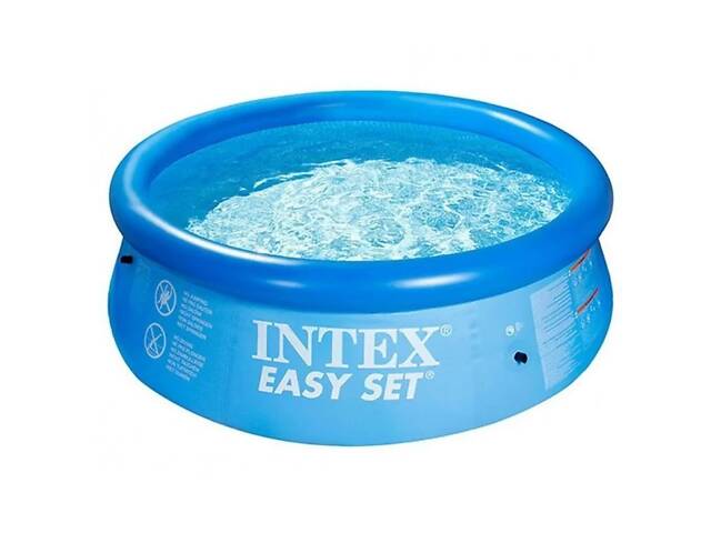 Басейн сімейний 'Easy Set' INTEX 28110 Басейн сімейний, наливний, 244Х76 см, 2 419 л (при заповненні на 80%)