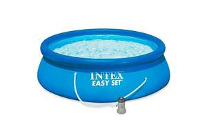 Бассейн надувной с фильтр-насосом Intex Easy Set Pool 28142 366х84 см