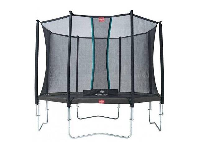 Батут BERG Favorit Grey 14FT 430 + защитная сетка Safety Net Comfort