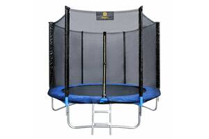 Батут для дому Rippey ZUMA 244 см 8FT Black/Blue N