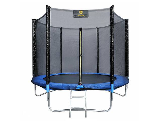 Батут для дому Rippey ZUMA 244 см 8FT Black/Blue