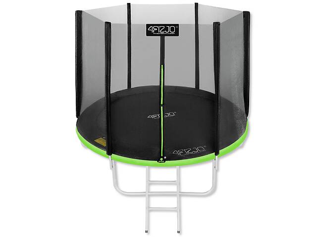 Батут с внешней сеткой 4FIZJO Classic 8FT 252 см 4FJ0304 Black/Green