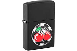 Бензиновая зажигалка Zippo 218 Cherries Poker Chip (48905)