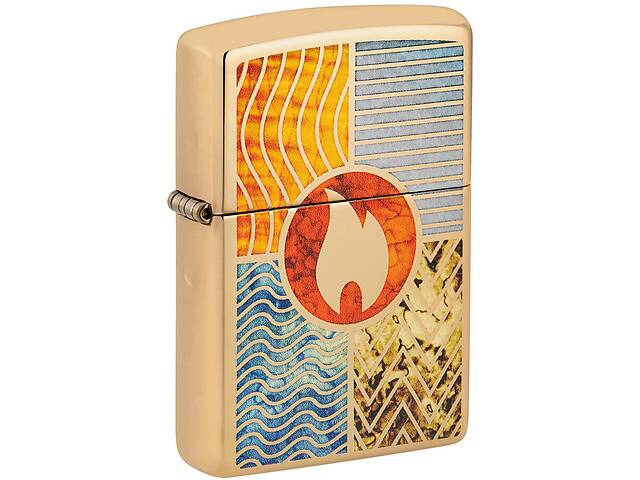 Бензиновая зажигалка Zippo 254B Elements Of Earth Design (48729)