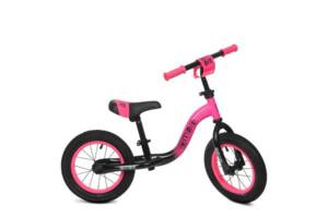 Біговел дитячий Profi Kids ML1201A-4 рожево-чорний, 12 дюймів