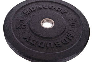 Блины диски бамперные для кроссфита MDbuddy Bumper Plates TA-2676 5 кг Черный (58363144)