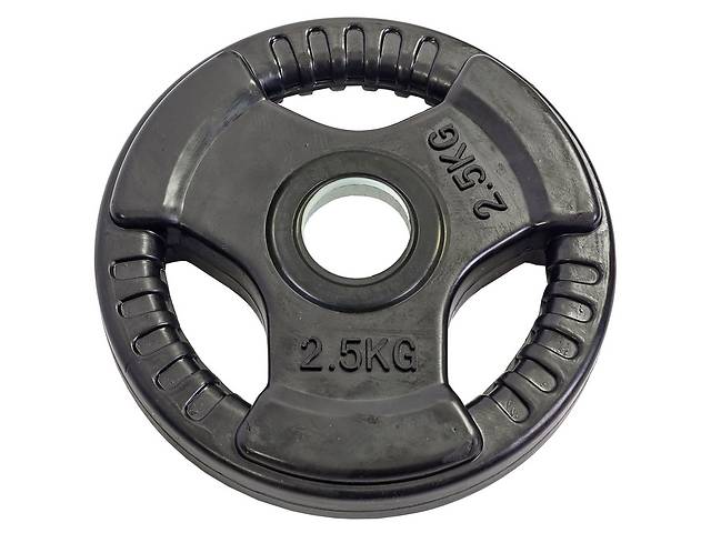 Блины диски обрезиненные FDSO TA-8122 2,5 кг Черный (58508106)