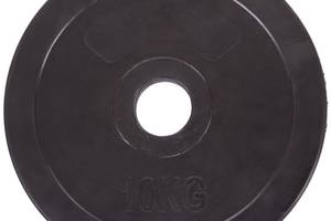 Блины диски обрезиненные SHUANG CAI SPORTS TA-1447-10В 10кг Черный