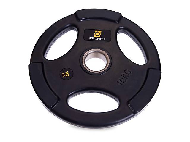 Блины диски обрезиненные Zelart TA-2673 10 кг Черный (58363166)