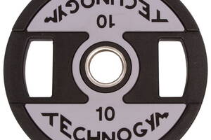 Блины диски полиуретановые TECHNOGYM TG-1837-10 10кг Черный