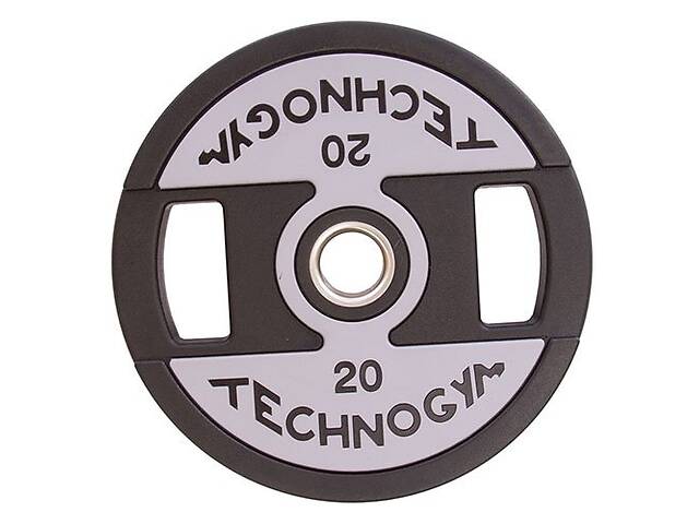 Блины (диски) с хватом TG-1837 Technogym 20кг Черный (56542003)