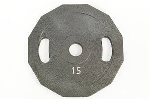Блины диски стальные CHAMPION NT-5221-15 15кг Серый