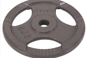 Блины (диски) стальные с хватом d-30мм Zelart TA-7790-5 5кг черный