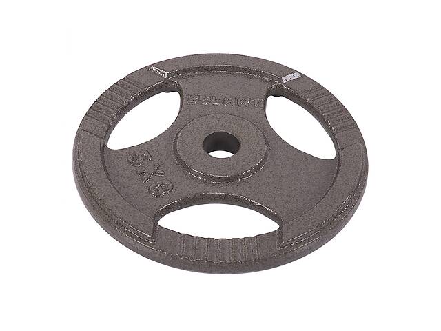 Блины диски стальные с хватом Zelart TA-7790 5 кг Черный (58363159)