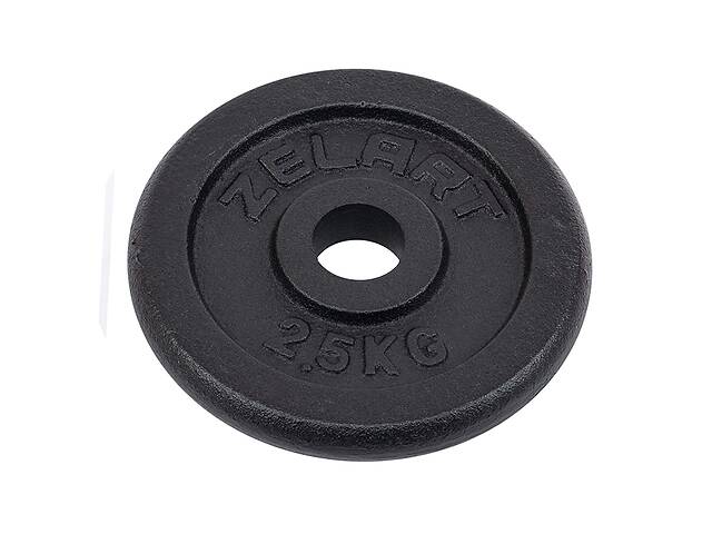 Блины диски стальные Zelart TA-7785 2,5 кг Черный (58363170)