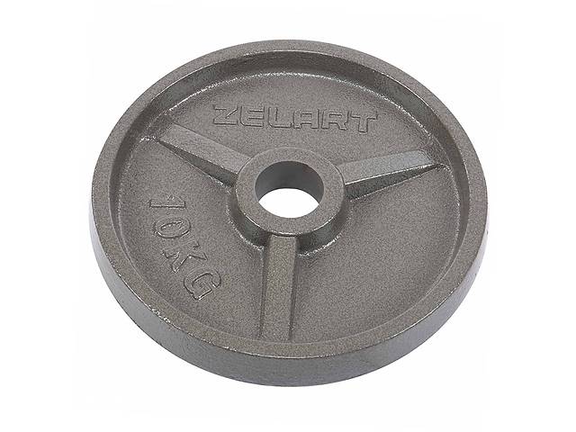 Блины диски стальные Zelart TA-7792 10 кг Серый (58363171)