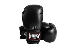 Боксерські рукавиці PowerPlay 3004 18 унцій Чорні (PP_3004_18oz_Black)