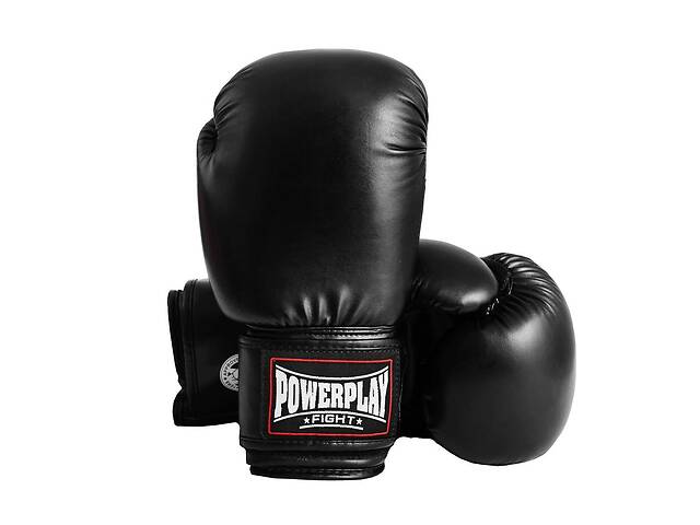 Боксерські рукавиці PowerPlay 3004 18 унцій Чорні (PP_3004_18oz_Black)