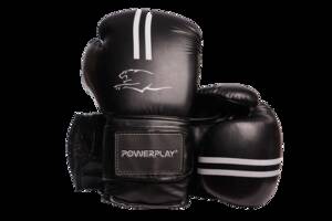 Боксерські рукавиці PowerPlay 3016 10 унцій Чорно-Білі (PP_3016_10oz_Black/White)