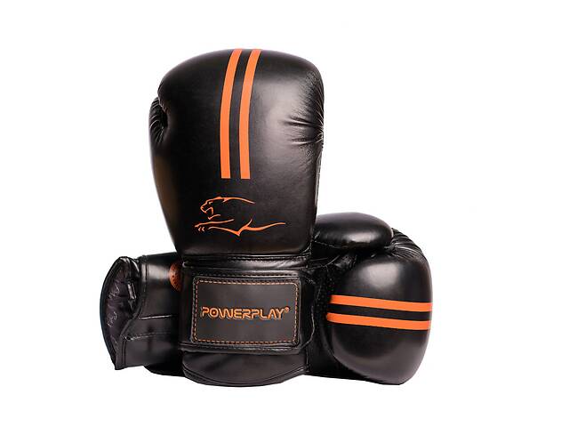 Боксерські рукавиці PowerPlay 3016 10 унцій Чорно-Оранжеві (PP_3016_10oz_Black/Orange)