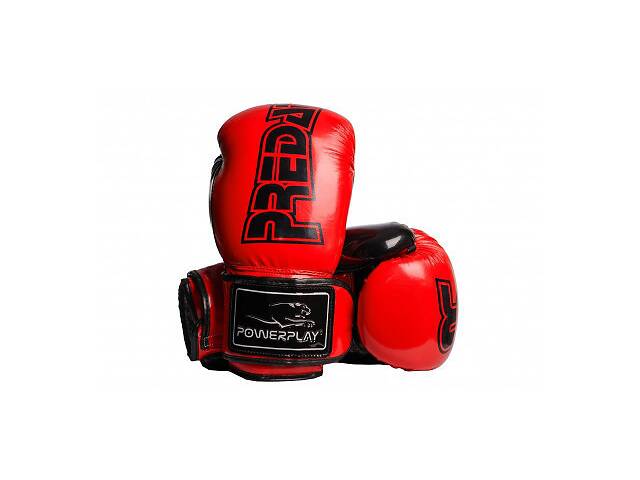 Боксерські рукавиці PowerPlay 3017 карбон 16 унцій Червоні (PP_3017_16oz_Red)
