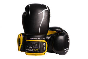 Боксерські рукавиці PowerPlay 3018 16 унцій Чорно-Жовті (PP_3018_16oz_Black/Yellow)