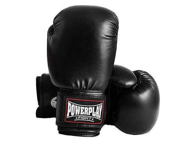 Боксерские перчатки 3004 PowerPlay 16oz Черный (37228004)