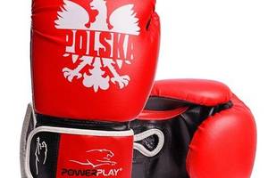 Боксерские перчатки 3021 PowerPlay 8oz Красно-черный (37228011)