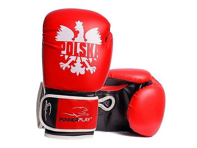 Боксерские перчатки 3021 PowerPlay 8oz Красно-черный (37228011)