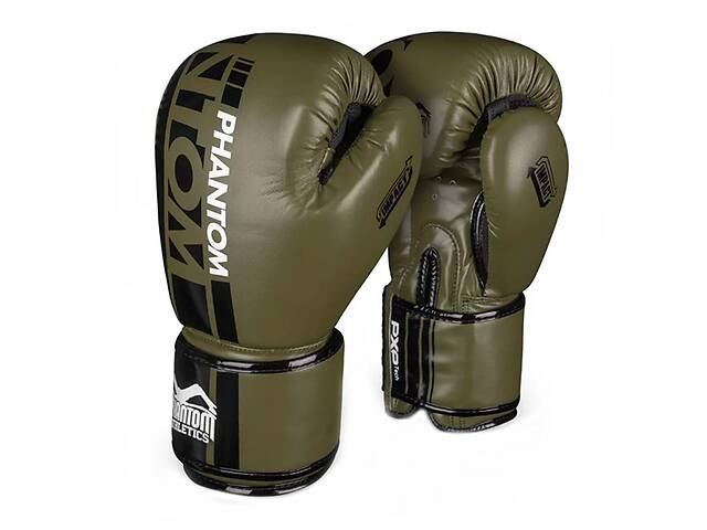 Боксерские перчатки APEX PHBG2400 Phantom 10oz Оливковый (37621006)