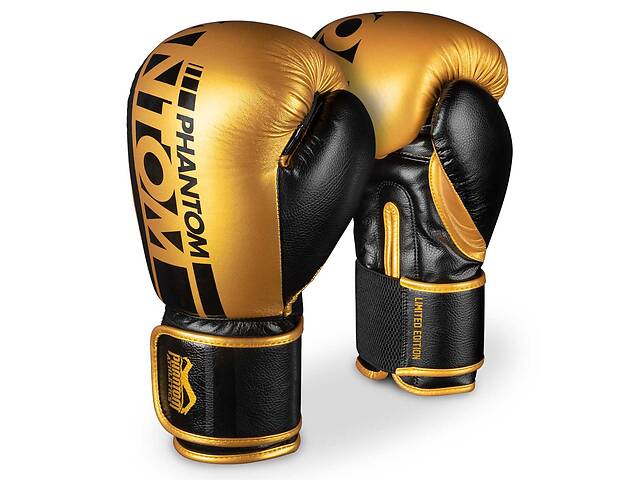 Боксерские перчатки Phantom Apex Elastic Gold 10 унций