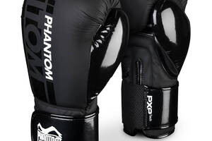 Боксерские перчатки Phantom Apex Speed Black 14 унций