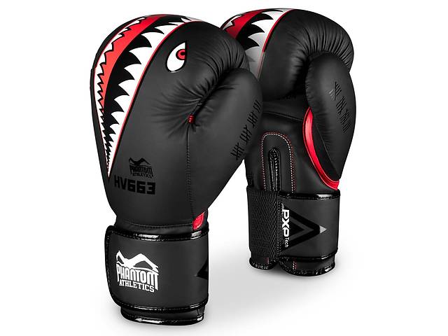 Боксерские перчатки Phantom Fight Squad Schwarz Black 10 унций