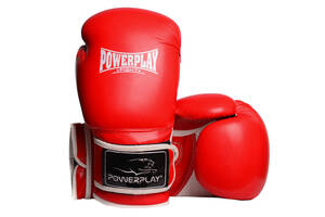 Боксерские перчатки PowerPlay 3019 Challenger Красные 10 унций