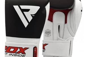 Боксерские перчатки RDX Pro Gel RDX Inc 12oz Черно-белый (37260018)
