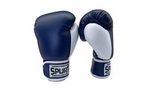 Боксерские перчатки Spurt English style 10 унций синие