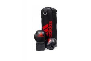 Боксерский набор для юниоров Adidas 43 х 19 см черный-красный LI-112454