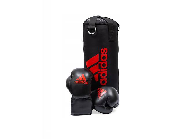 Боксерский набор для юниоров Adidas 43 х 19 см черный-красный LI-112454