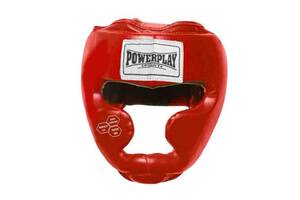 Боксерский шлем 3043 Power Play M Красный (37228083)