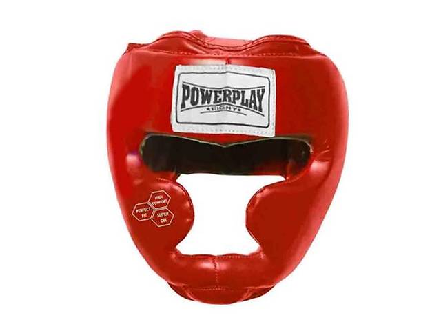 Боксерский шлем 3043 Power Play XL Красный (37228083)