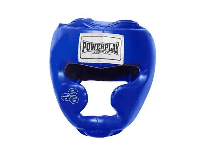 Боксерский шлем 3043 Power Play XL Синий (37228083)