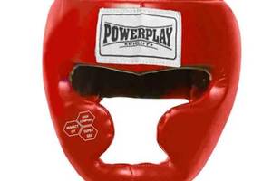 Боксерский шлем 3043 Power Play XS Красный (37228083)