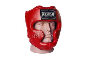 Боксерський шолом тренувальний PowerPlay 3043 Червоний S