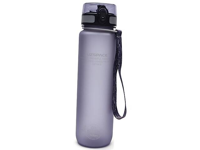 Бутылка для воды Frosted 3038 UZspace 1000мл Серый (09520004)