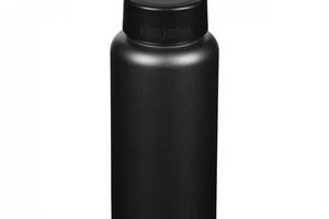 Бутылка для воды Klean Kanteen Wide Loop Cap 1182 мл Черный (1017-1009497)