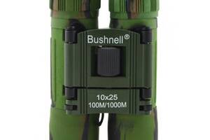 Бинокль Bushnell 2675-1 10х25 с чехлом Камуфляж Реплика (45700)