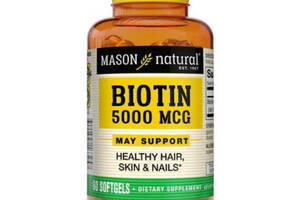 Биотин Mason Natural Biotin 5000 mcg 60 Caps