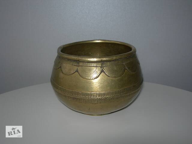 Чаша, ваза, бронза, бронзовая, старый Восток - Фото 1