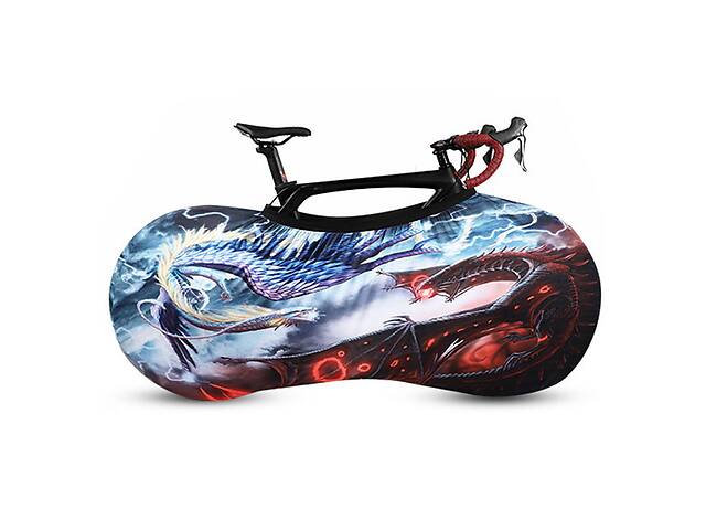 Чехол дождевик для велосипеда West Biking 0719219 Dragons размер M